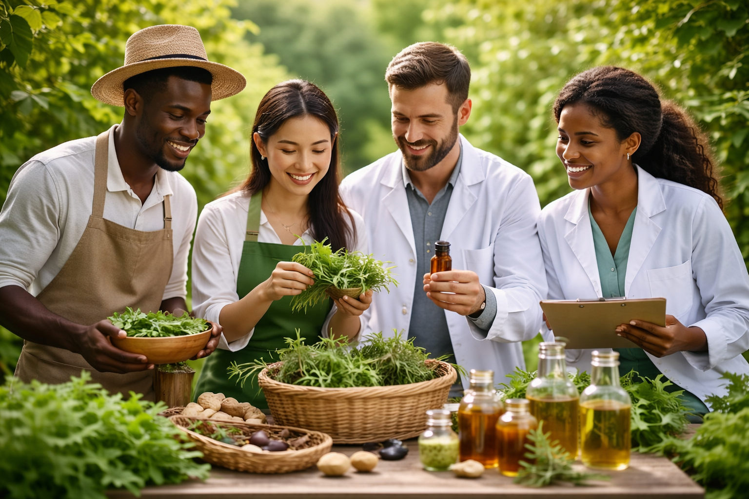 Herbal wellness and nature