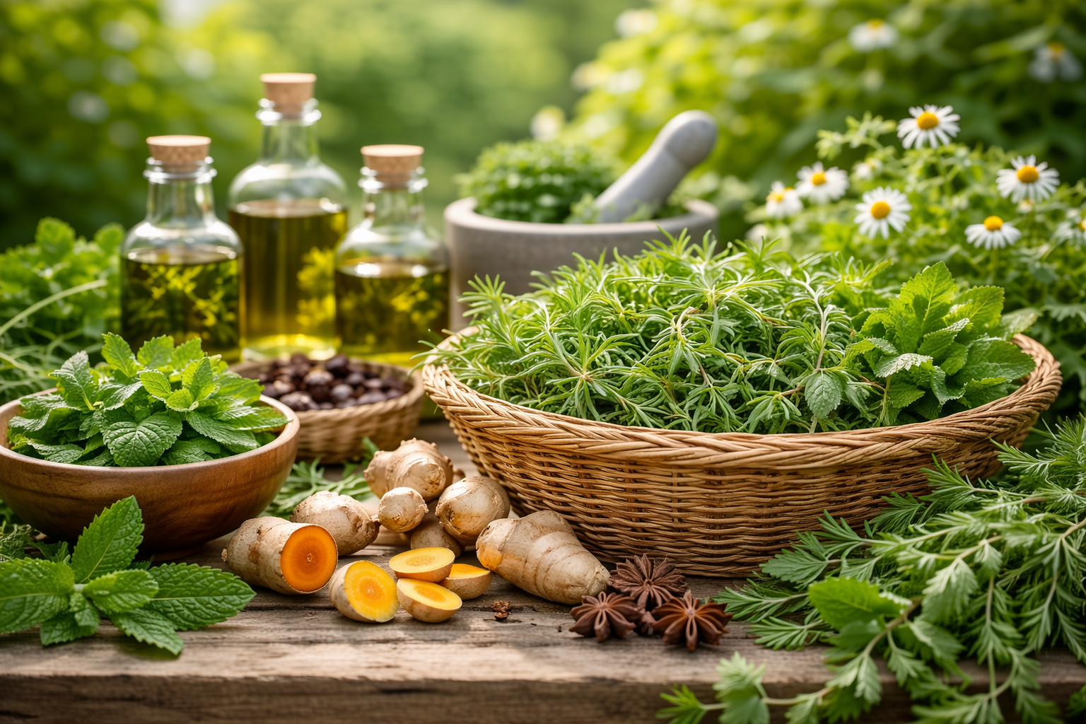 Natural herbs and roots